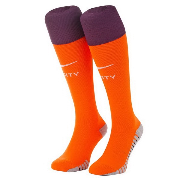 Calcetines Manchester City 3ª 2018/19 Naranja